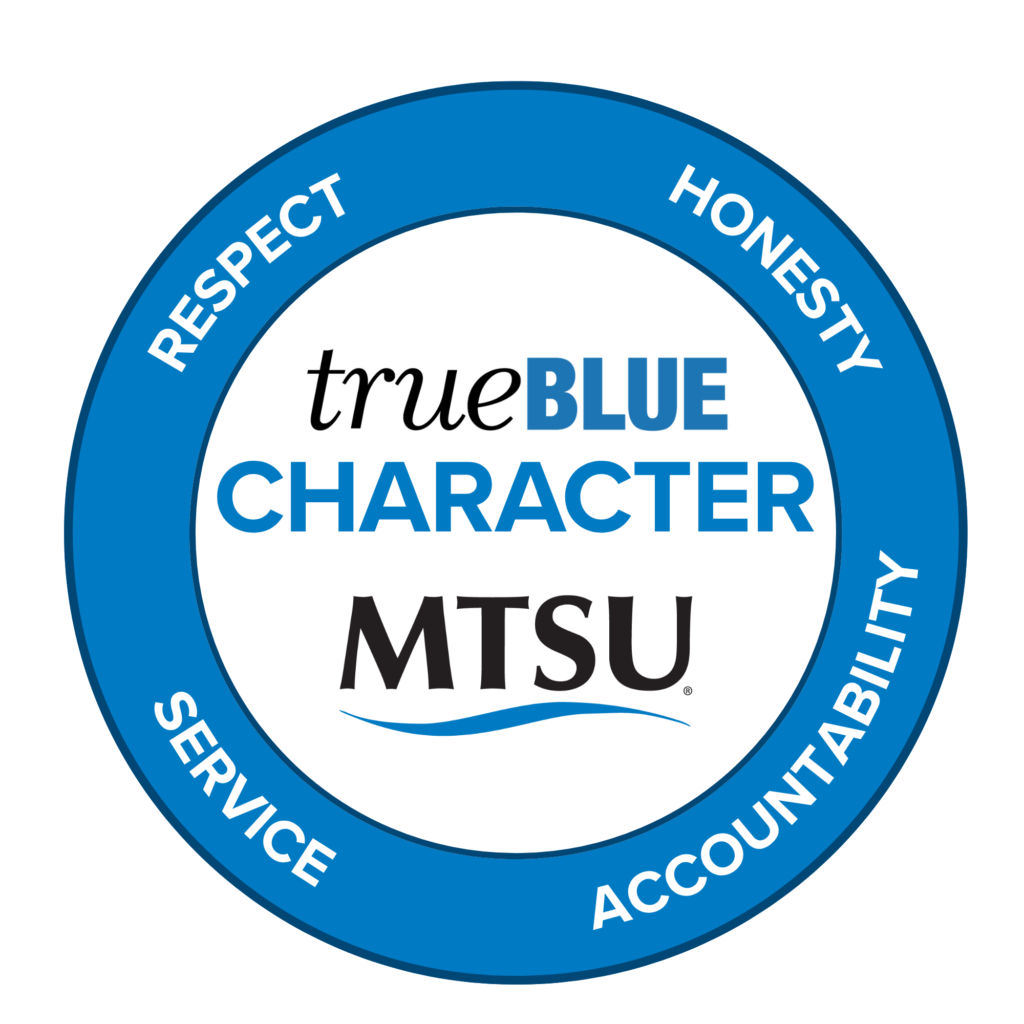 TrueBlue Character Logo